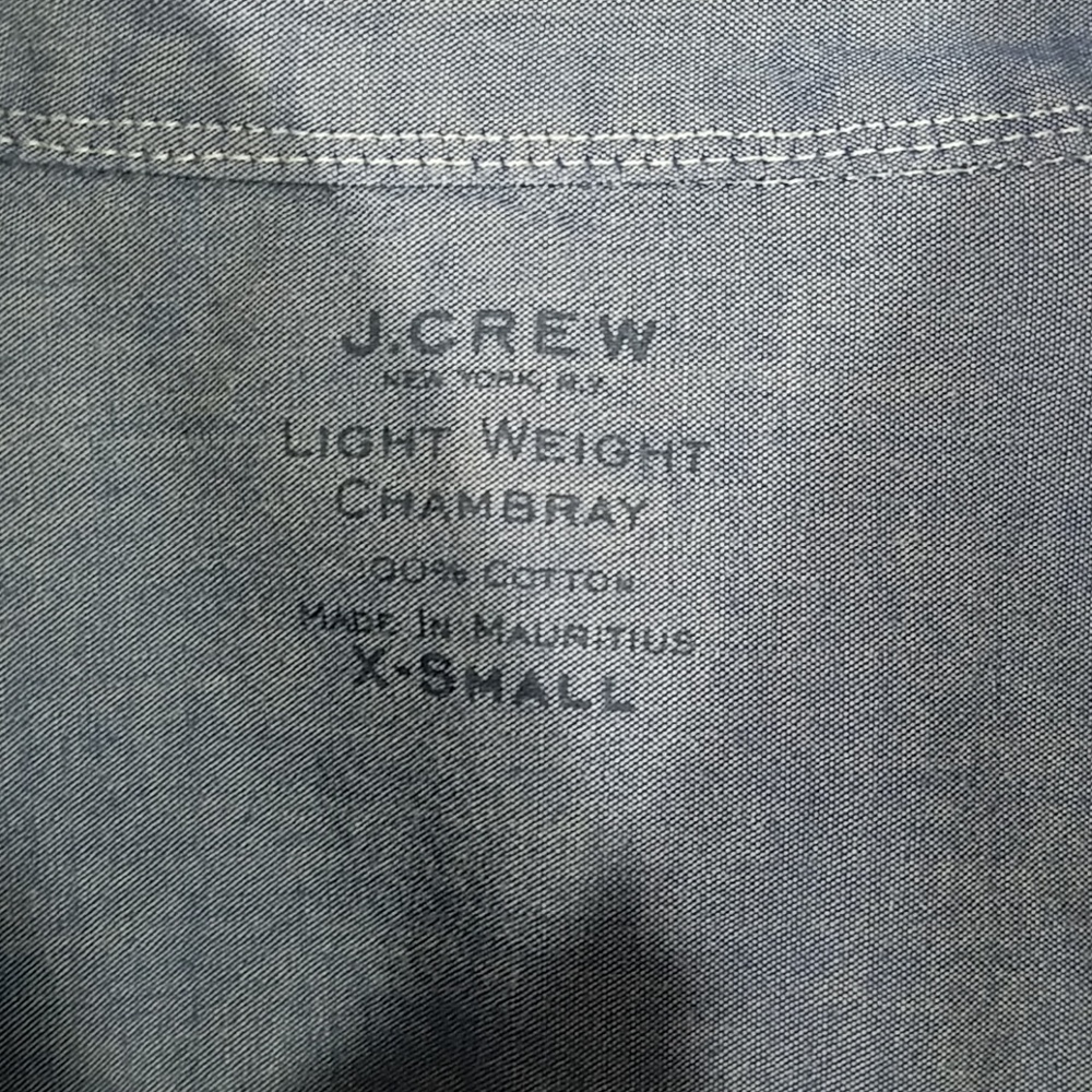 J Crew - Chambray Light Weight Button Down - image 3